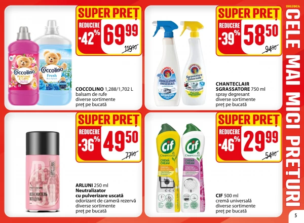 Catalog Zoluşca - Catalogul cu reduceri, pagina 5: reduceri și oferte 10 august - 13 septembrie 2026