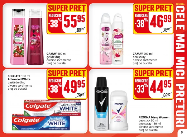 Catalog Zoluşca - Catalogul cu reduceri, pagina 9: reduceri și oferte 10 august - 13 septembrie 2026