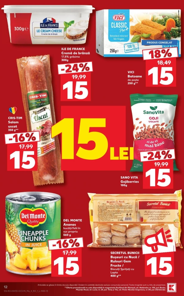 Catalog Kaufland - Catalogul tematic, pagina 12: reduceri și oferte 12 - 18 august 2026