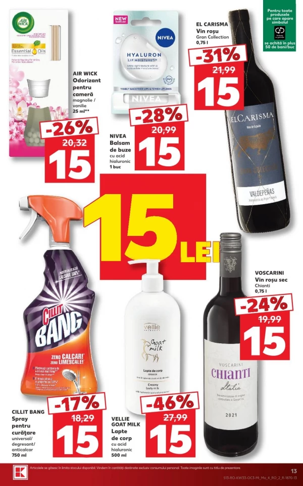 Catalog Kaufland - Catalogul tematic, pagina 13: reduceri și oferte 12 - 18 august 2026