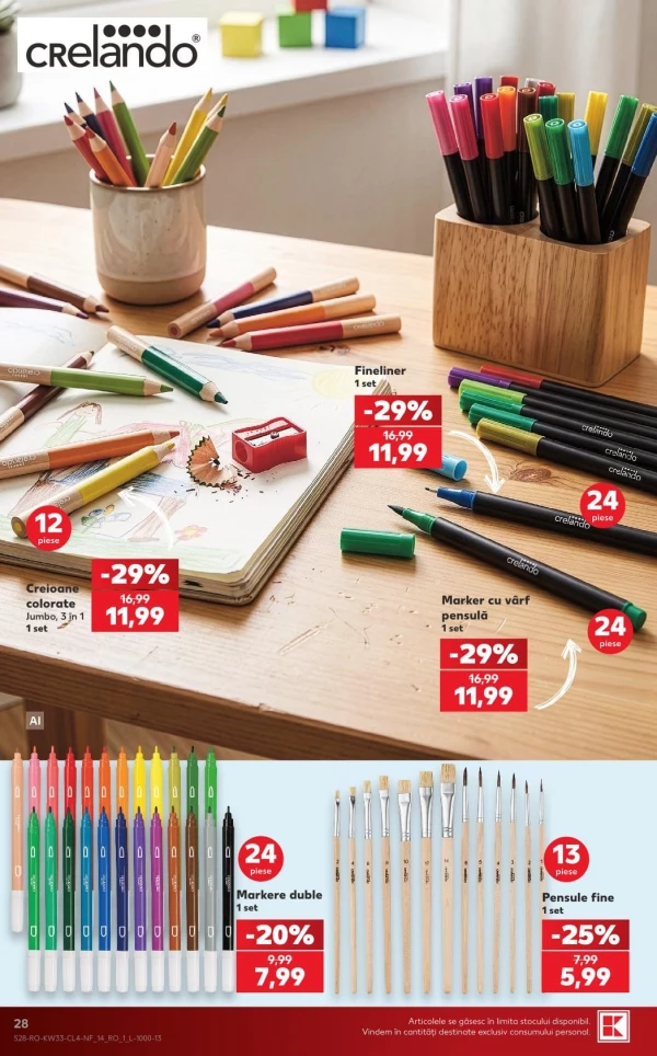 Catalog Kaufland - Catalogul cu reduceri NonFood, pagina 28: reduceri și oferte 12 - 18 august 2026