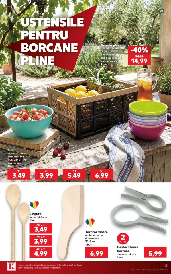Catalog Kaufland - Catalogul cu reduceri NonFood, pagina 13: reduceri și oferte 12 - 18 august 2026