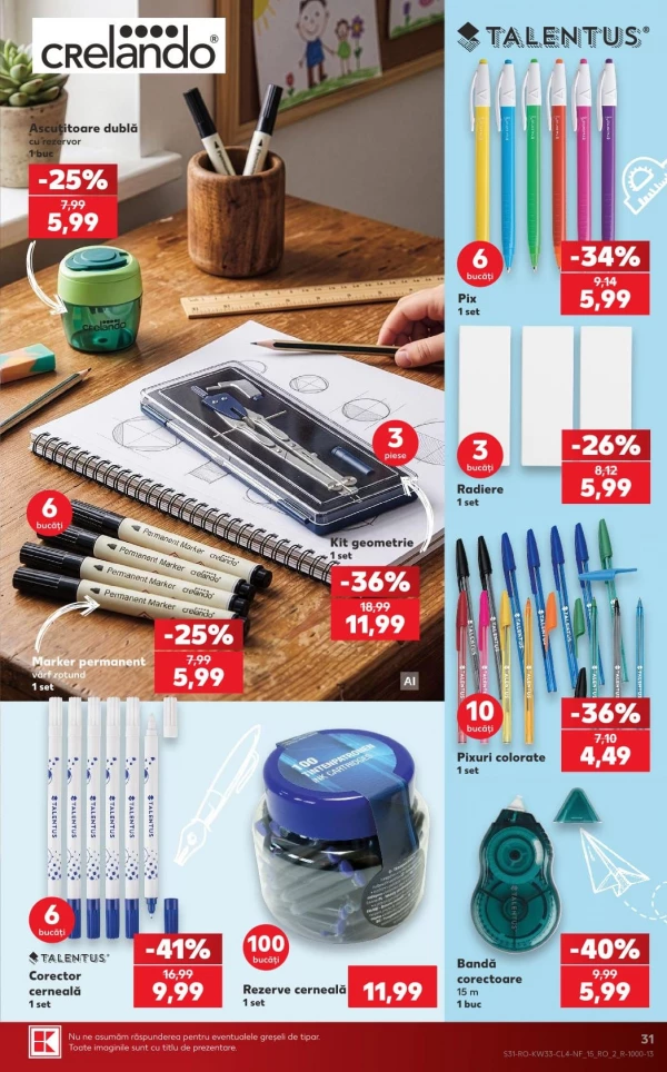 Catalog Kaufland - Catalogul cu reduceri NonFood, pagina 31: reduceri și oferte 12 - 18 august 2026