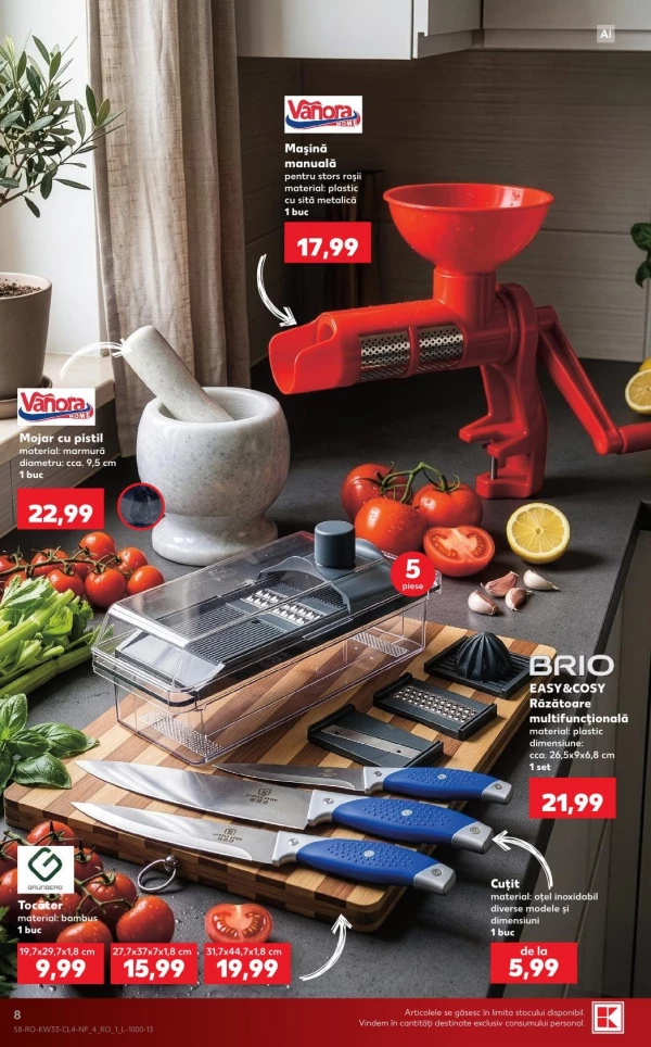 Catalog Kaufland - Catalogul cu reduceri NonFood, pagina 8: reduceri și oferte 12 - 18 august 2026