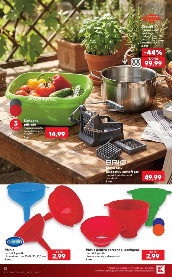 Catalog Kaufland - Catalogul cu reduceri NonFood, pagina 12: reduceri și oferte 12 - 18 august 2026