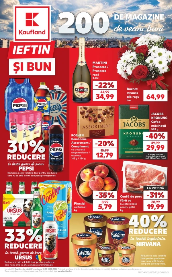Catalog Kaufland - Catalogul cu reduceri, pagina 1: reduceri și oferte 12 - 18 august 2026