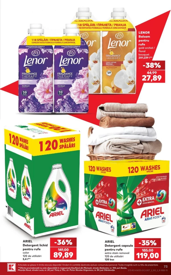 Catalog Kaufland - Catalogul cu reduceri, pagina 73: reduceri și oferte 12 - 18 august 2026