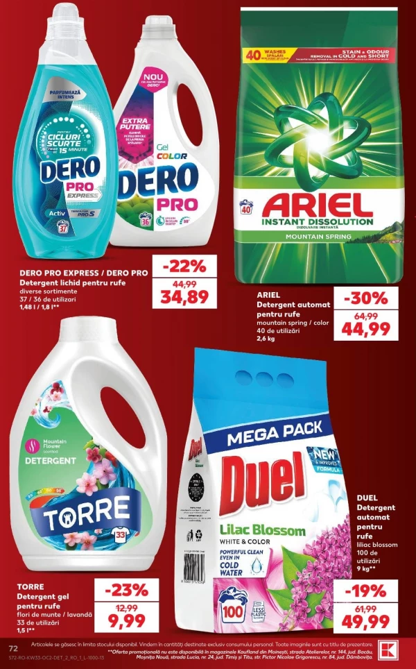 Catalog Kaufland - Catalogul cu reduceri, pagina 72: reduceri și oferte 12 - 18 august 2026