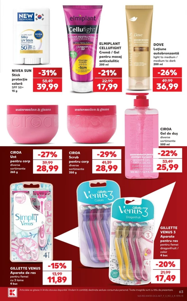 Catalog Kaufland - Catalogul cu reduceri, pagina 63: reduceri și oferte 12 - 18 august 2026