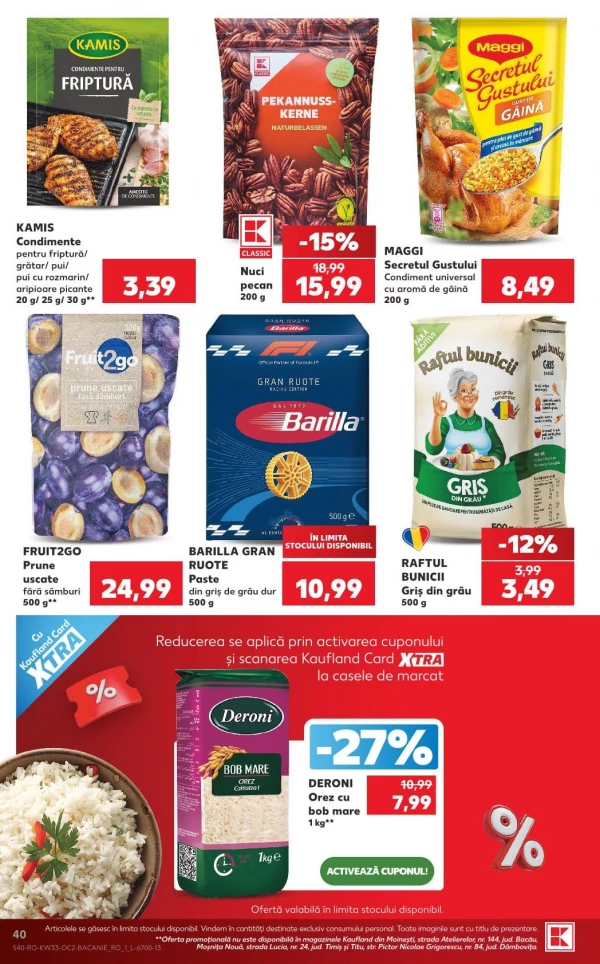 Catalog Kaufland - Catalogul cu reduceri, pagina 40: reduceri și oferte 12 - 18 august 2026