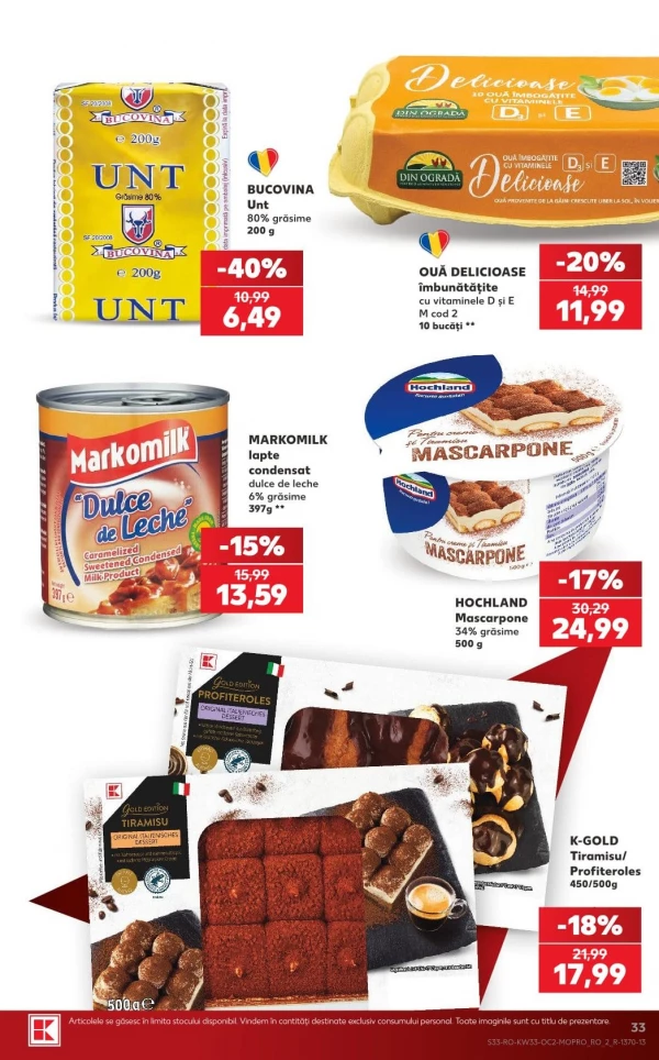 Catalog Kaufland - Catalogul cu reduceri, pagina 33: reduceri și oferte 12 - 18 august 2026