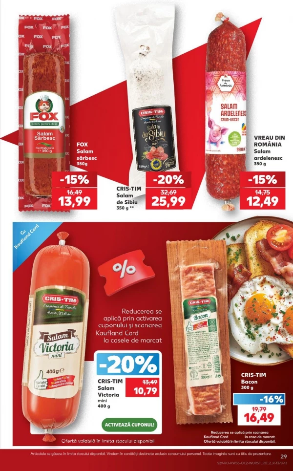 Catalog Kaufland - Catalogul cu reduceri, pagina 29: reduceri și oferte 12 - 18 august 2026