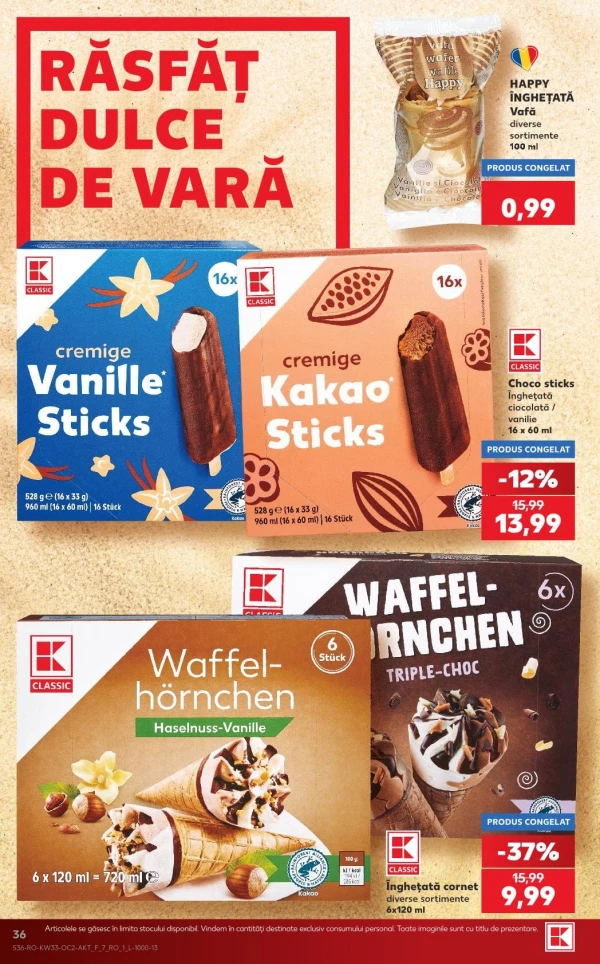 Catalog Kaufland - Catalogul cu reduceri, pagina 36: reduceri și oferte 12 - 18 august 2026