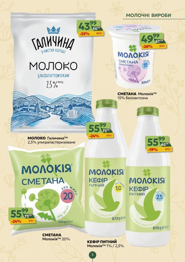 Каталог Близенько - Каталог знижок, сторінка 5: знижки та акції 10 - 16 серпня 2026