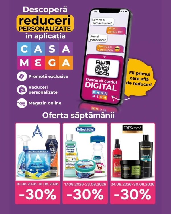 Catalog Casa Mega - Catalogul cu reduceri, pagina 3: reduceri și oferte 08 august - 04 septembrie 2026