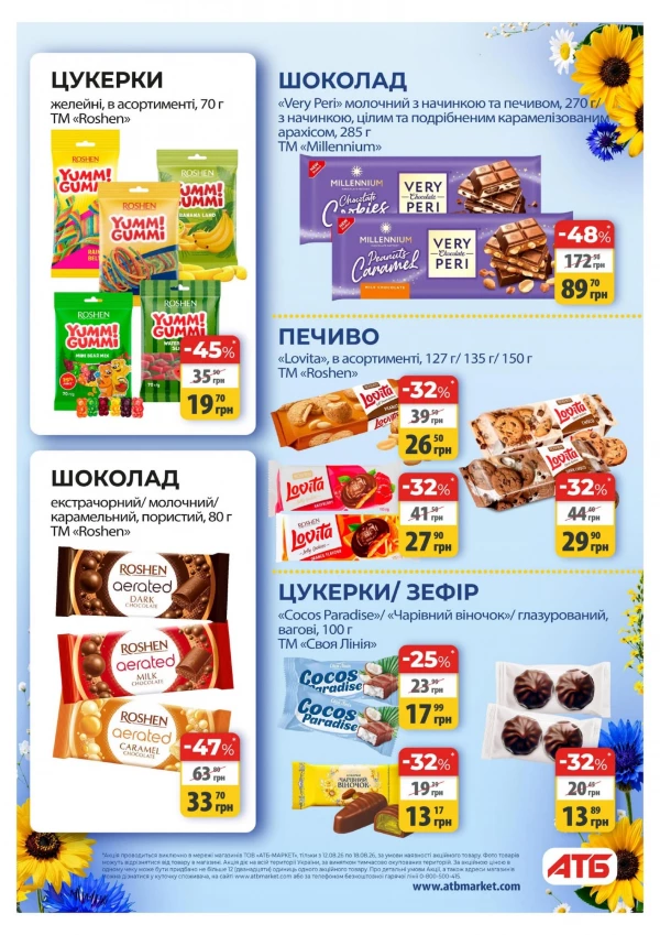 Каталог АТБ - Каталог знижок, сторінка 28: знижки та акції 12 - 18 серпня 2026