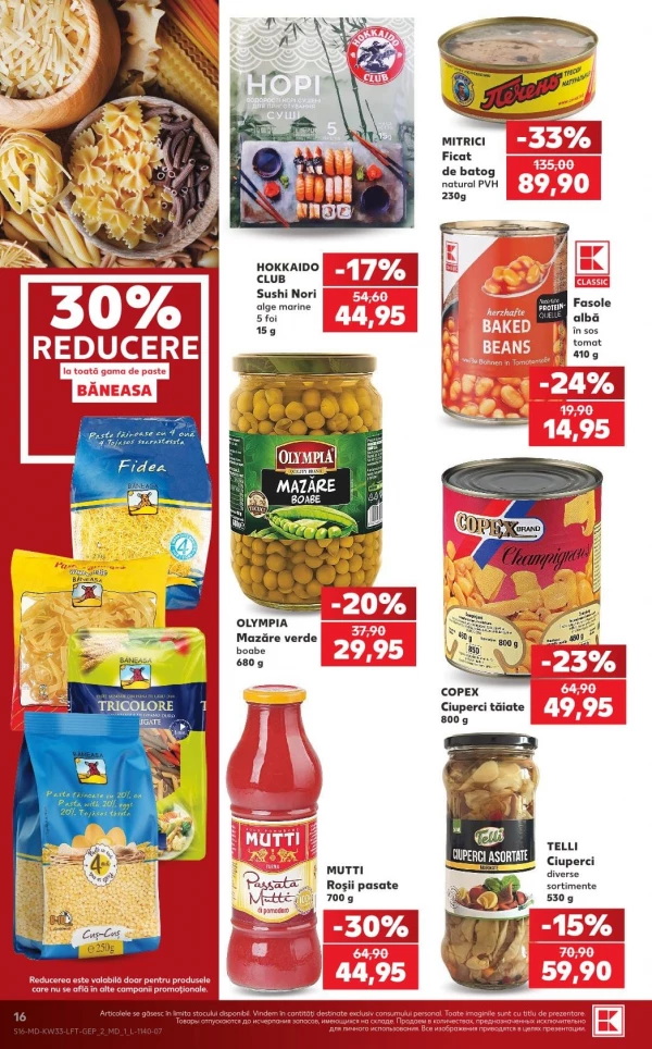 Catalog Kaufland - Catalogul cu reduceri, pagina 16: reduceri și oferte 13 - 19 august 2026