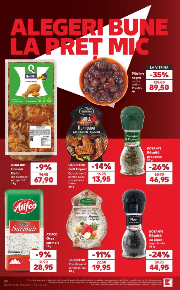 Catalog Kaufland - Catalogul cu reduceri, pagina 22: reduceri și oferte 13 - 19 august 2026
