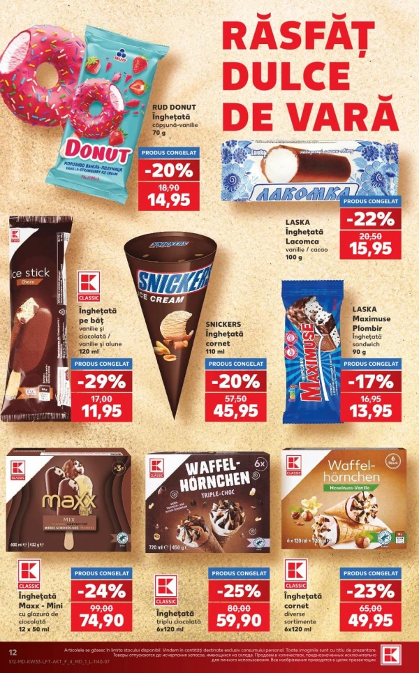 Catalog Kaufland - Catalogul cu reduceri, pagina 12: reduceri și oferte 13 - 19 august 2026