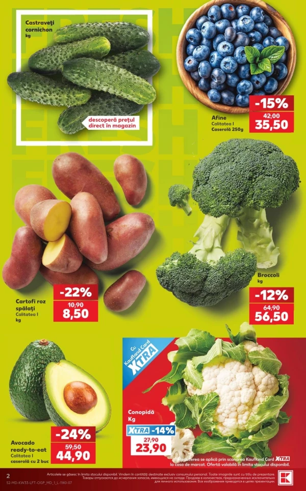 Catalog Kaufland - Catalogul cu reduceri, pagina 2: reduceri și oferte 13 - 19 august 2026