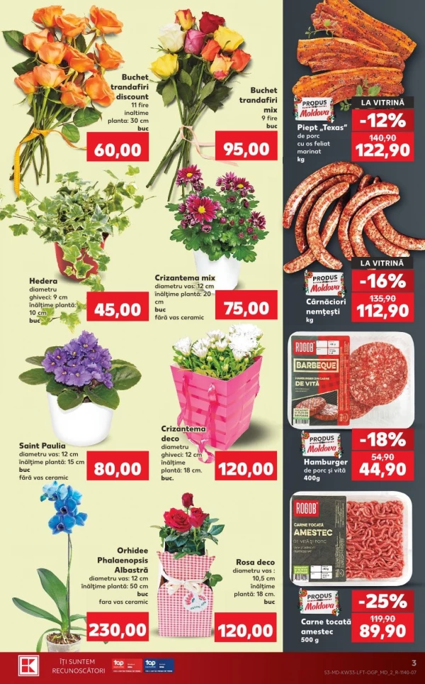 Catalog Kaufland - Catalogul cu reduceri, pagina 3: reduceri și oferte 13 - 19 august 2026