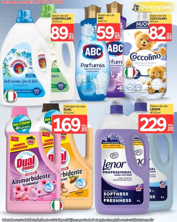 Catalog Detergino - Catalogul cu reduceri, pagina 9: reduceri și oferte 16 august - 15 septembrie 2026