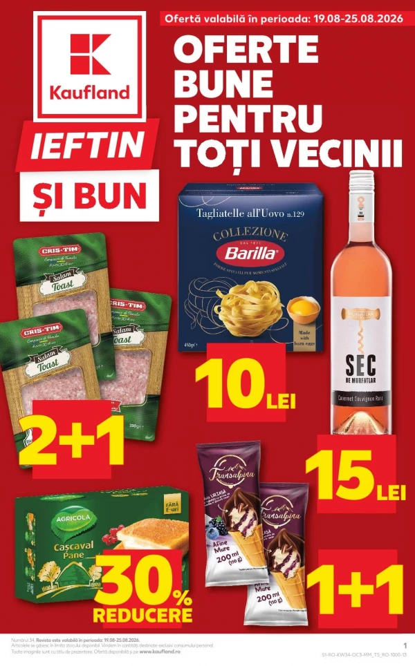 Каталог Kaufland - Тематический каталог, страница 1: скидки и акции 19 - 25 августа 2026