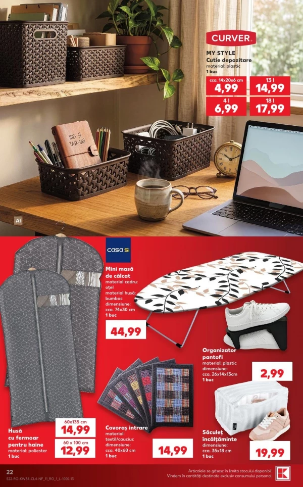 Catalog Kaufland - Catalogul cu reduceri NonFood, pagina 22: reduceri și oferte 19 - 25 august 2026