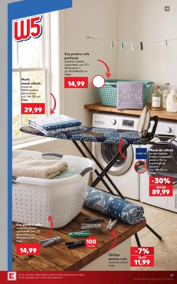 Catalog Kaufland - Catalogul cu reduceri NonFood, pagina 21: reduceri și oferte 19 - 25 august 2026