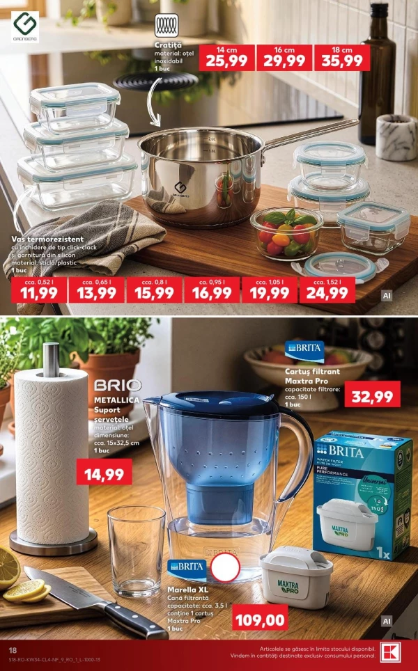 Catalog Kaufland - Catalogul cu reduceri NonFood, pagina 18: reduceri și oferte 19 - 25 august 2026