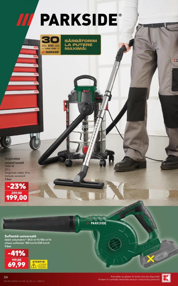 Catalog Kaufland - Catalogul cu reduceri NonFood, pagina 34: reduceri și oferte 19 - 25 august 2026