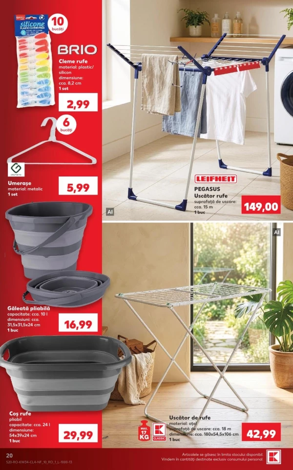 Catalog Kaufland - Catalogul cu reduceri NonFood, pagina 20: reduceri și oferte 19 - 25 august 2026