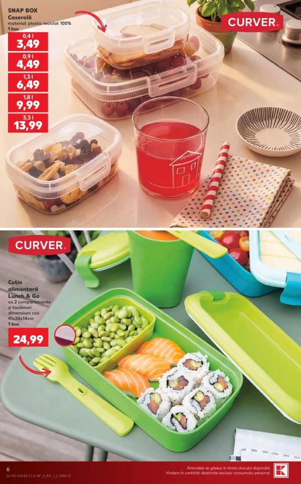 Catalog Kaufland - Catalogul cu reduceri NonFood, pagina 6: reduceri și oferte 19 - 25 august 2026
