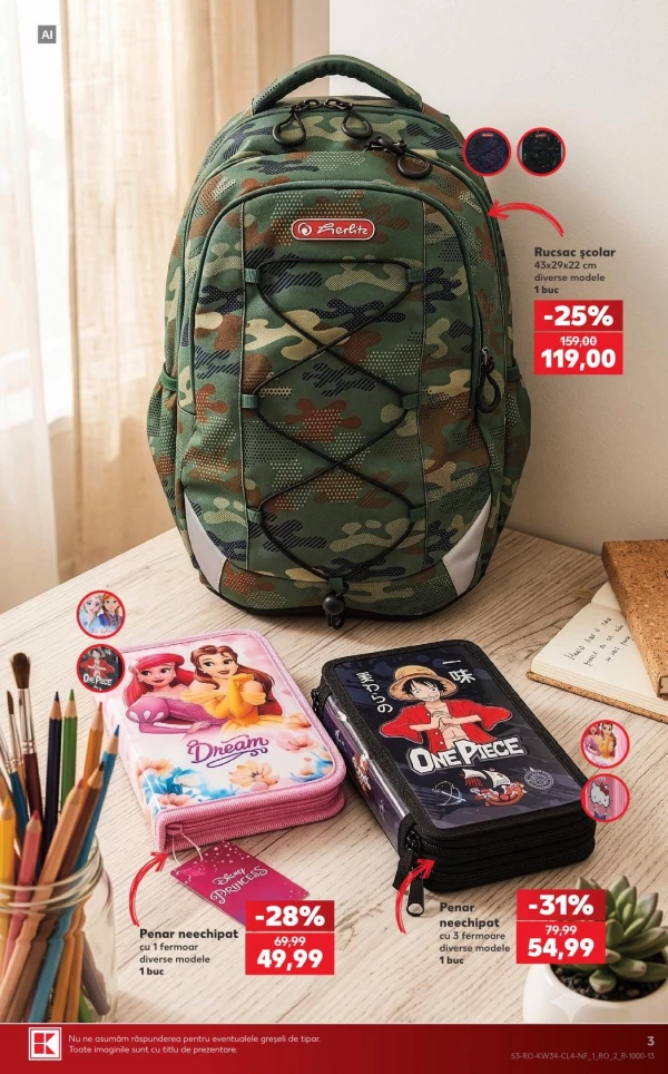 Catalog Kaufland - Catalogul cu reduceri NonFood, pagina 3: reduceri și oferte 19 - 25 august 2026