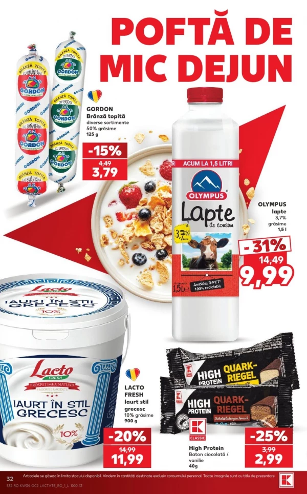 Catalog Kaufland - Catalogul cu reduceri, pagina 32: reduceri și oferte 19 - 25 august 2026