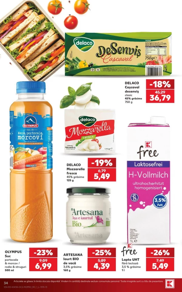 Catalog Kaufland - Catalogul cu reduceri, pagina 34: reduceri și oferte 19 - 25 august 2026
