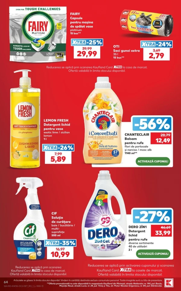 Catalog Kaufland - Catalogul cu reduceri, pagina 64: reduceri și oferte 19 - 25 august 2026