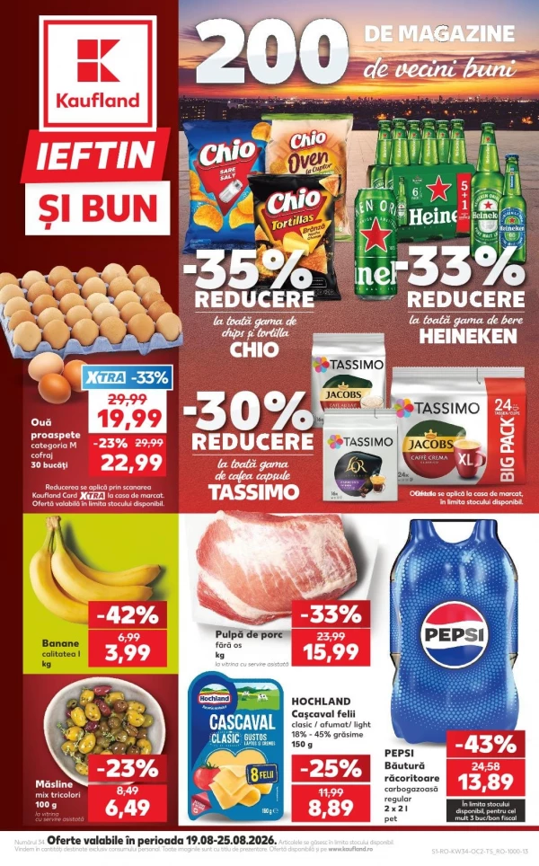 Catalog Kaufland - Catalogul cu reduceri, pagina 1: reduceri și oferte 19 - 25 august 2026