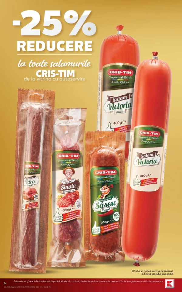 Catalog Kaufland - Catalogul cu reduceri, pagina 6: reduceri și oferte 19 - 25 august 2026