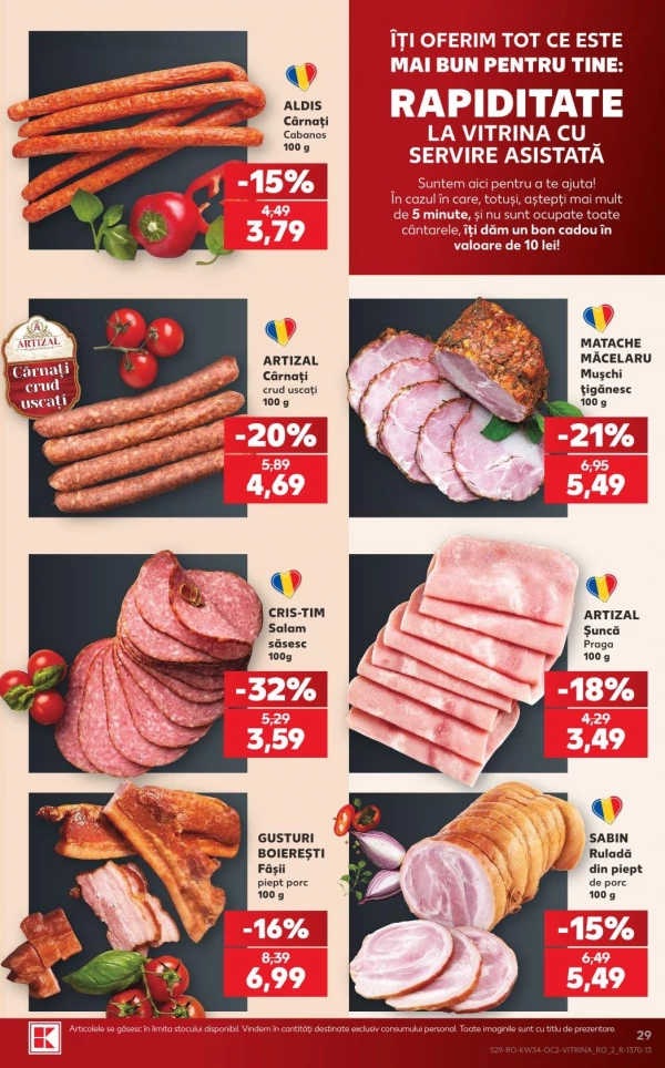 Catalog Kaufland - Catalogul cu reduceri, pagina 29: reduceri și oferte 19 - 25 august 2026
