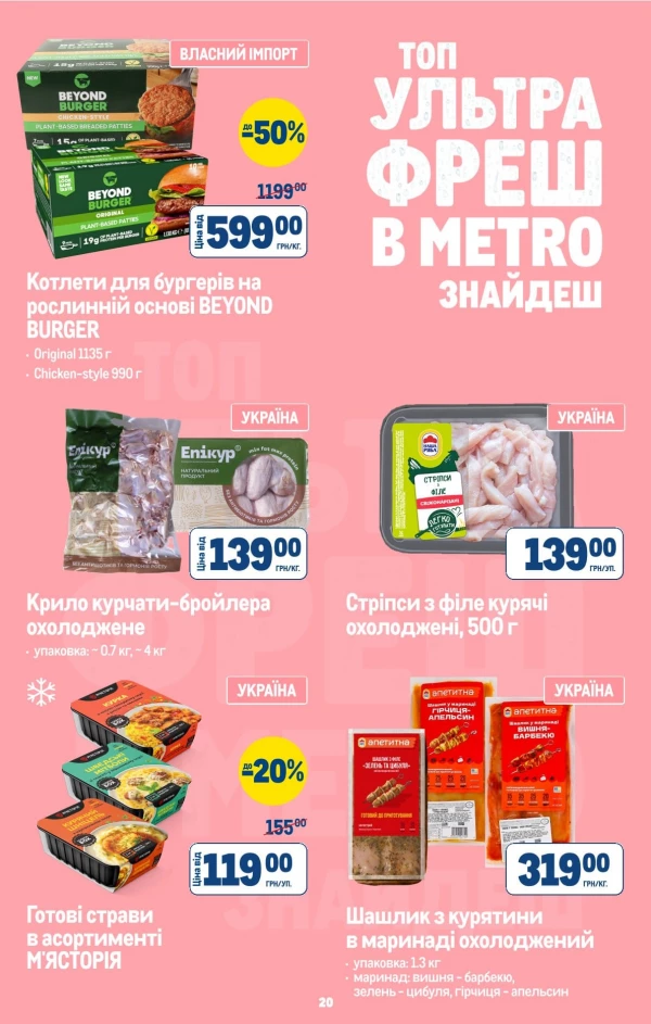 Каталог Metro - Каталог знижок, сторінка 22: знижки та акції 12 серпня - 01 вересня 2026
