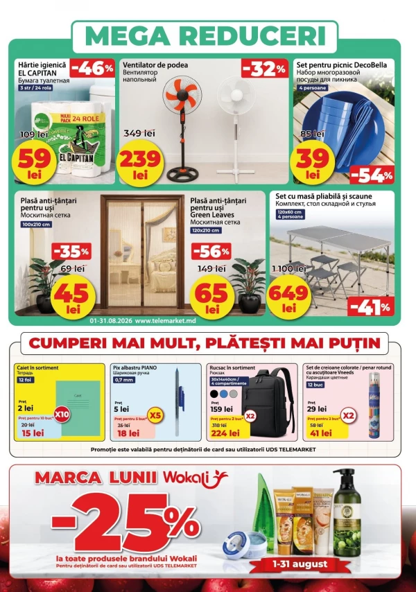 Catalog Telemarket - Catalogul cu reduceri, pagina 2: reduceri și oferte 17 - 31 august 2026