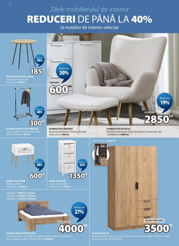 Catalog Jysk - Catalogul cu reduceri, pagina 2: reduceri și oferte 13 - 26 august 2026