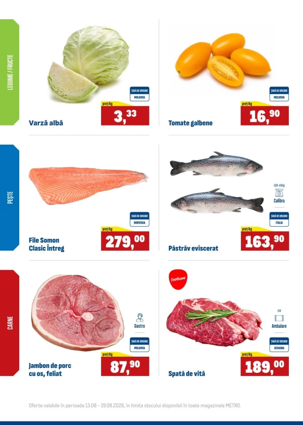 Catalog Metro - Oferte săptămânale la produse proaspete, pagina 2: reduceri și oferte 20 - 26 august 2026