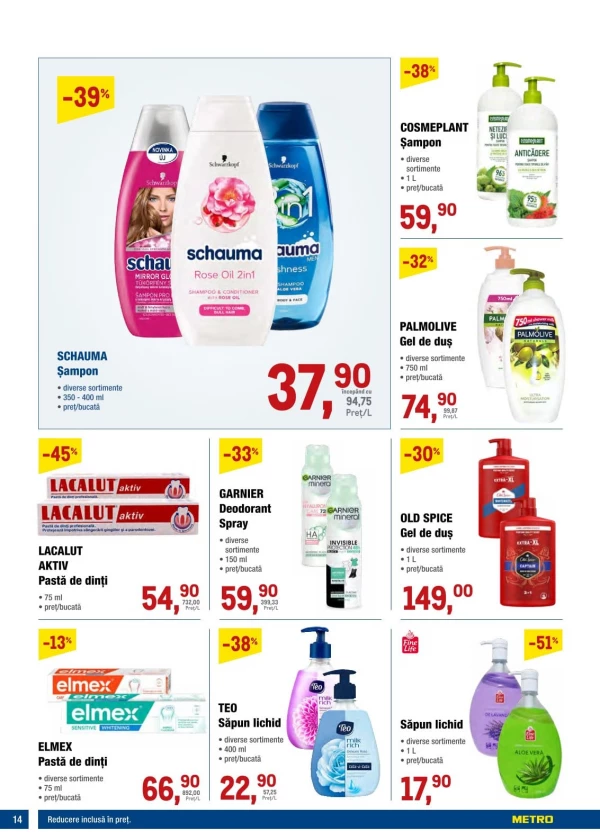 Catalog Metro - Catalogul cu reduceri, pagina 14: reduceri și oferte 20 august - 02 septembrie 2026