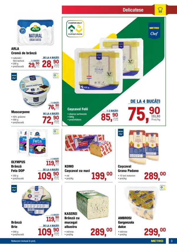 Catalog Metro - Catalogul cu reduceri, pagina 3: reduceri și oferte 20 august - 02 septembrie 2026