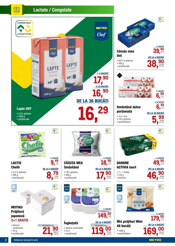 Catalog Metro - Catalogul cu reduceri, pagina 2: reduceri și oferte 20 august - 02 septembrie 2026