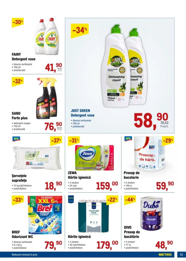 Catalog Metro - Catalogul cu reduceri, pagina 13: reduceri și oferte 20 august - 02 septembrie 2026
