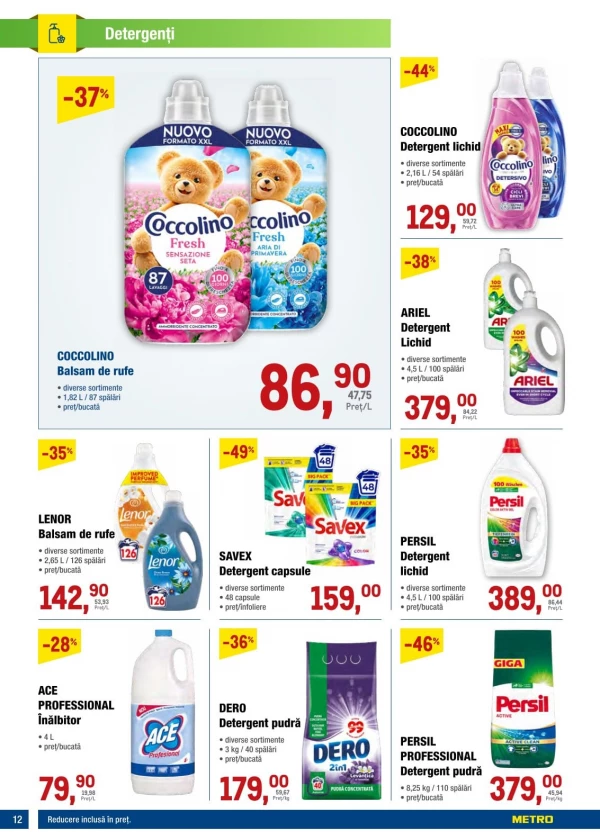 Catalog Metro - Catalogul cu reduceri, pagina 12: reduceri și oferte 20 august - 02 septembrie 2026