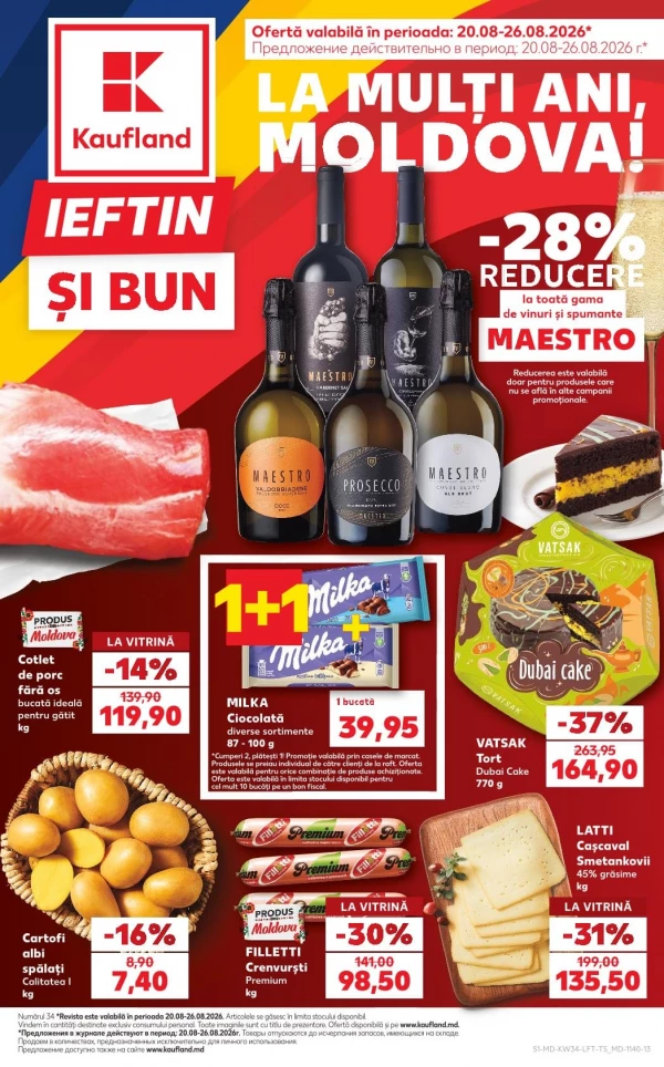 Catalog Kaufland - Catalogul cu reduceri, pagina 1: reduceri și oferte 20 - 26 august 2026